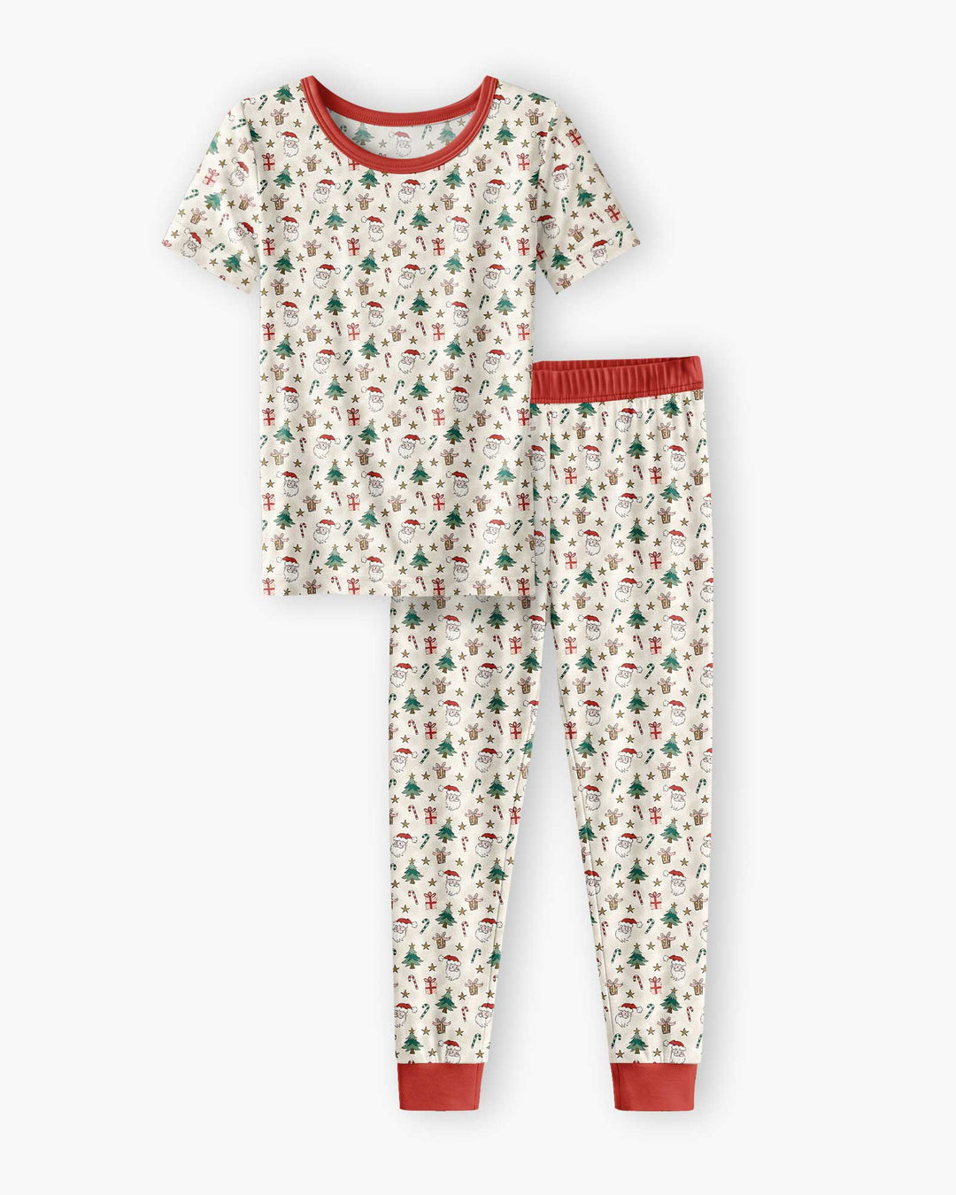 Zweiteiliges, kurzärmliges Pyjama-Set mit Marienkäfern