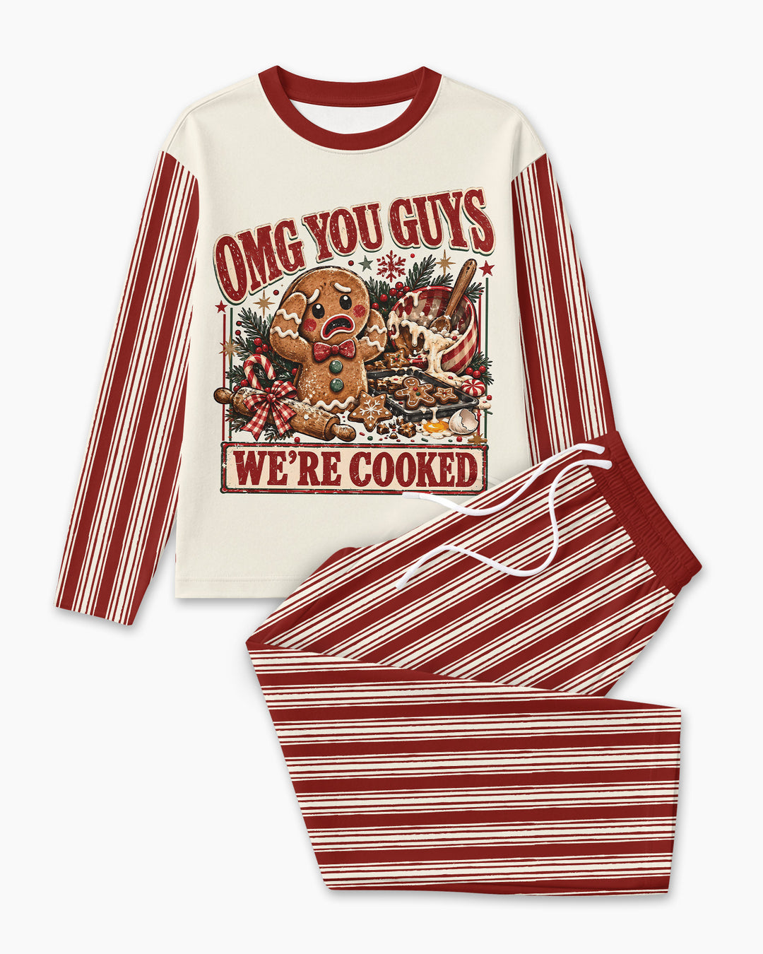 You Guys We're Cooked Bamboo Men's Pajama Set