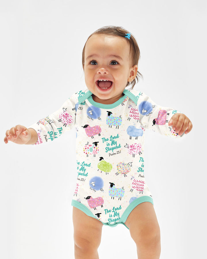 Gerippte Babykleidung mit individuellem Foto - Weich &amp; Skizzenhaft