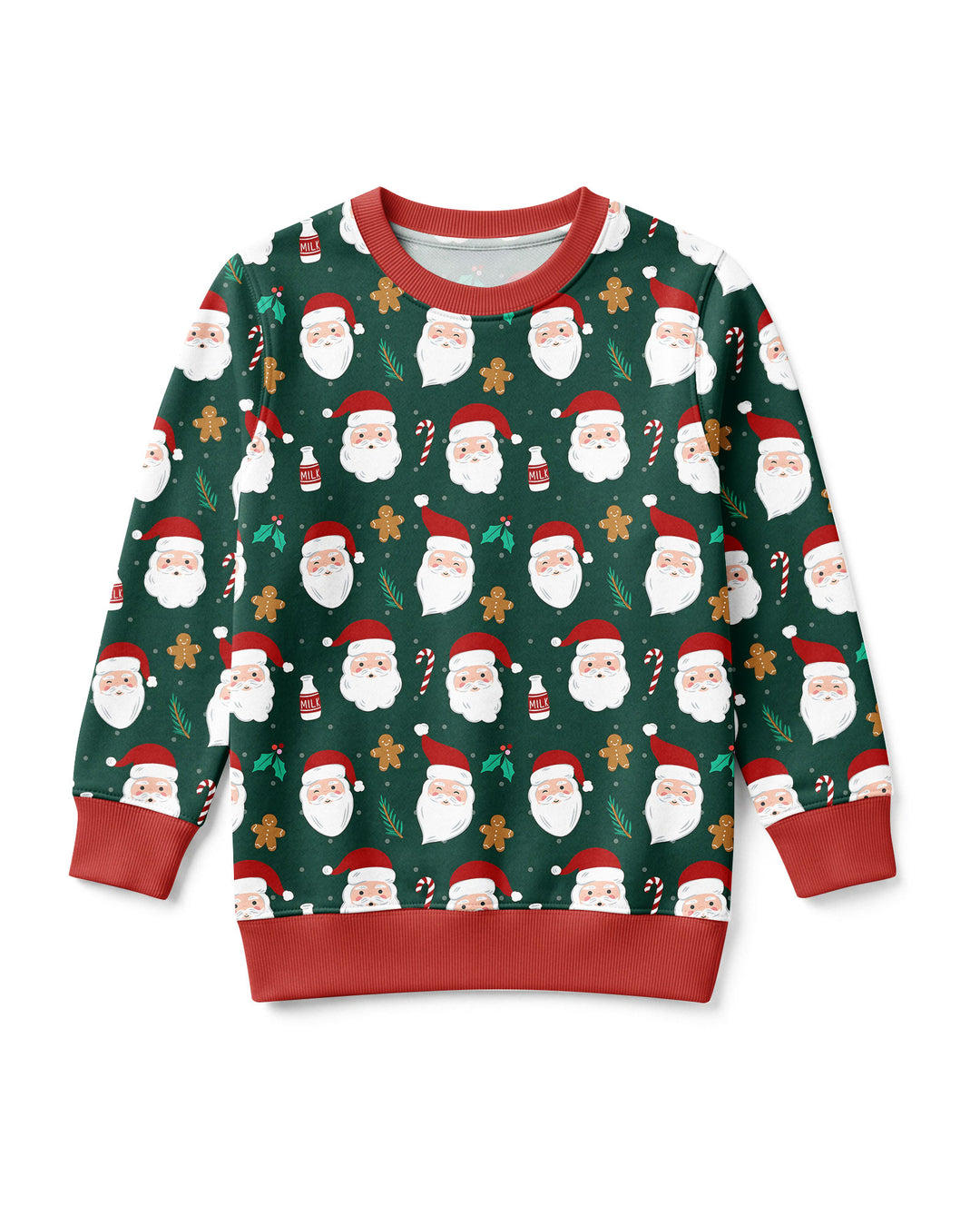 Christmas Sweet Santa Bamboo Crewneck Sweatshirt