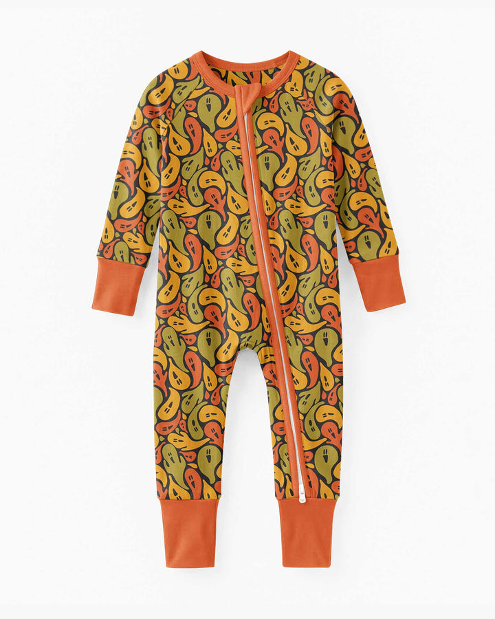 Retro Haunts & Happy Boos Bamboo Convertible Zippy