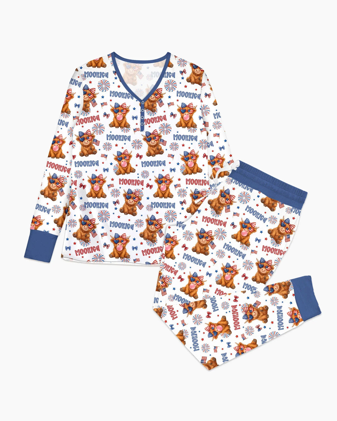 Vorlage Bambus Damen Pyjama Set
