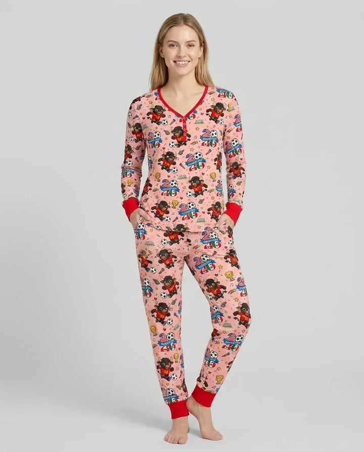 Vorlage Bambus Damen Pyjama Set