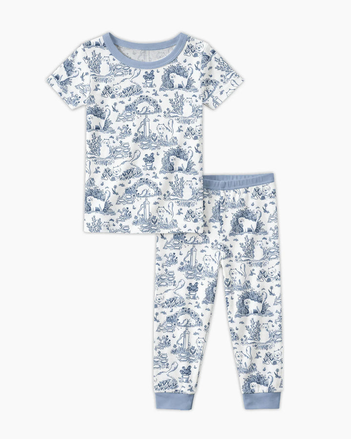 Zweiteiliges, kurzärmliges Pyjama-Set mit Marienkäfern