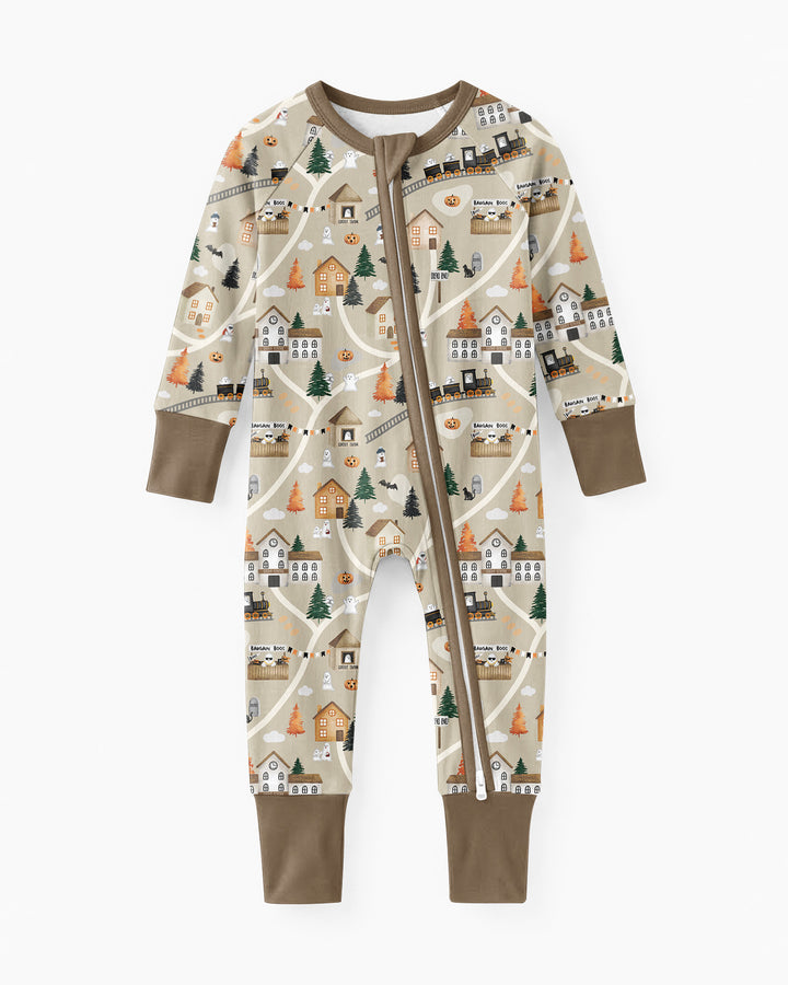 Haunted Halloween Town Map Bamboo Convertible Zippy