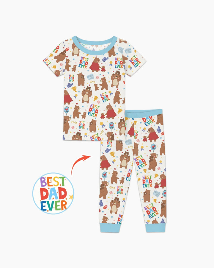 Zweiteiliges, kurzärmliges Pyjama-Set mit Marienkäfern