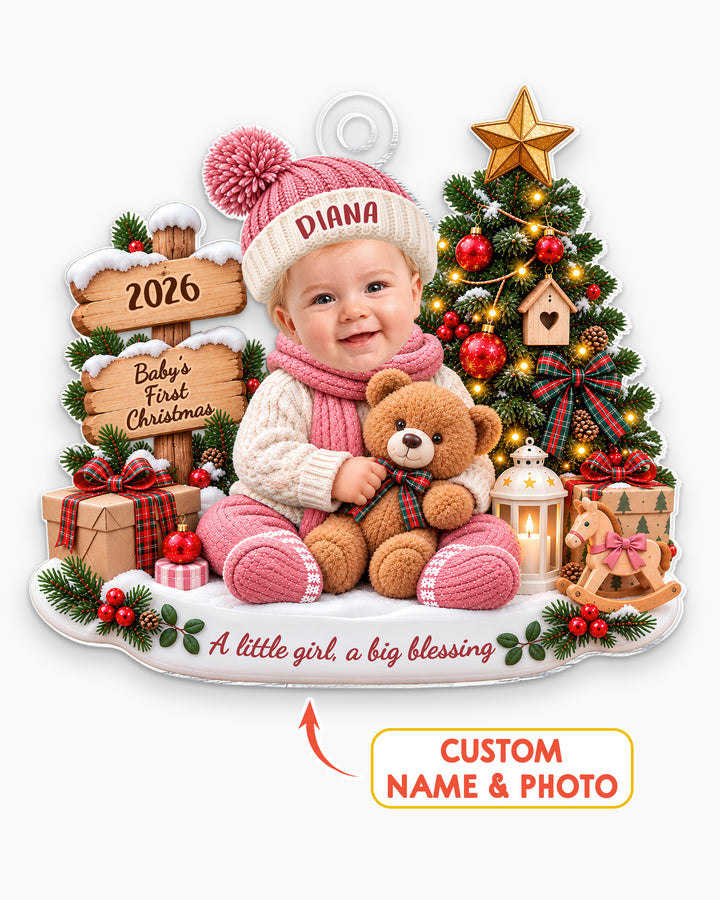 Happy Christmas My Baby Acrylic Ornament