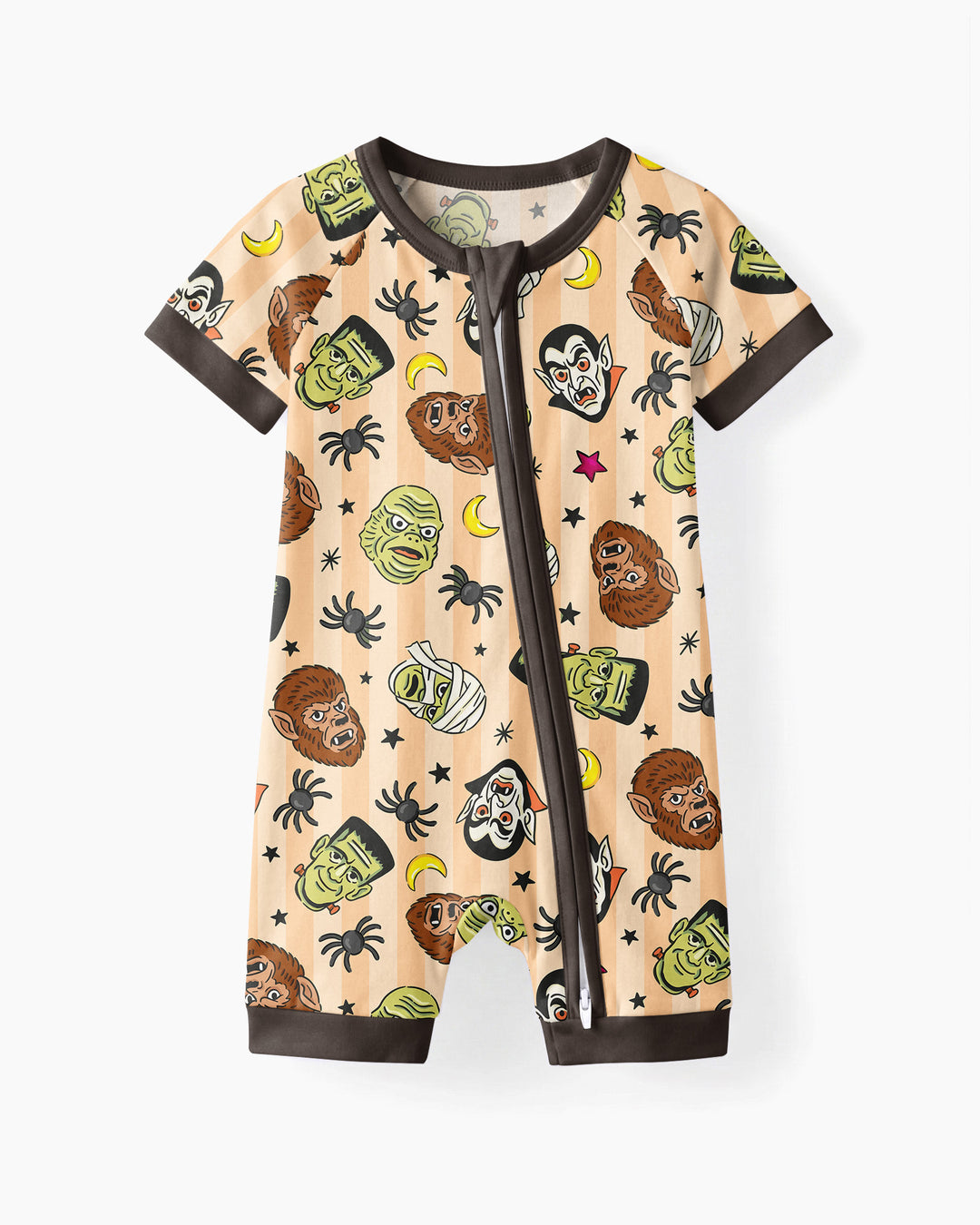 Creepy Crew Family Matching Bamboo Shorty Zippy