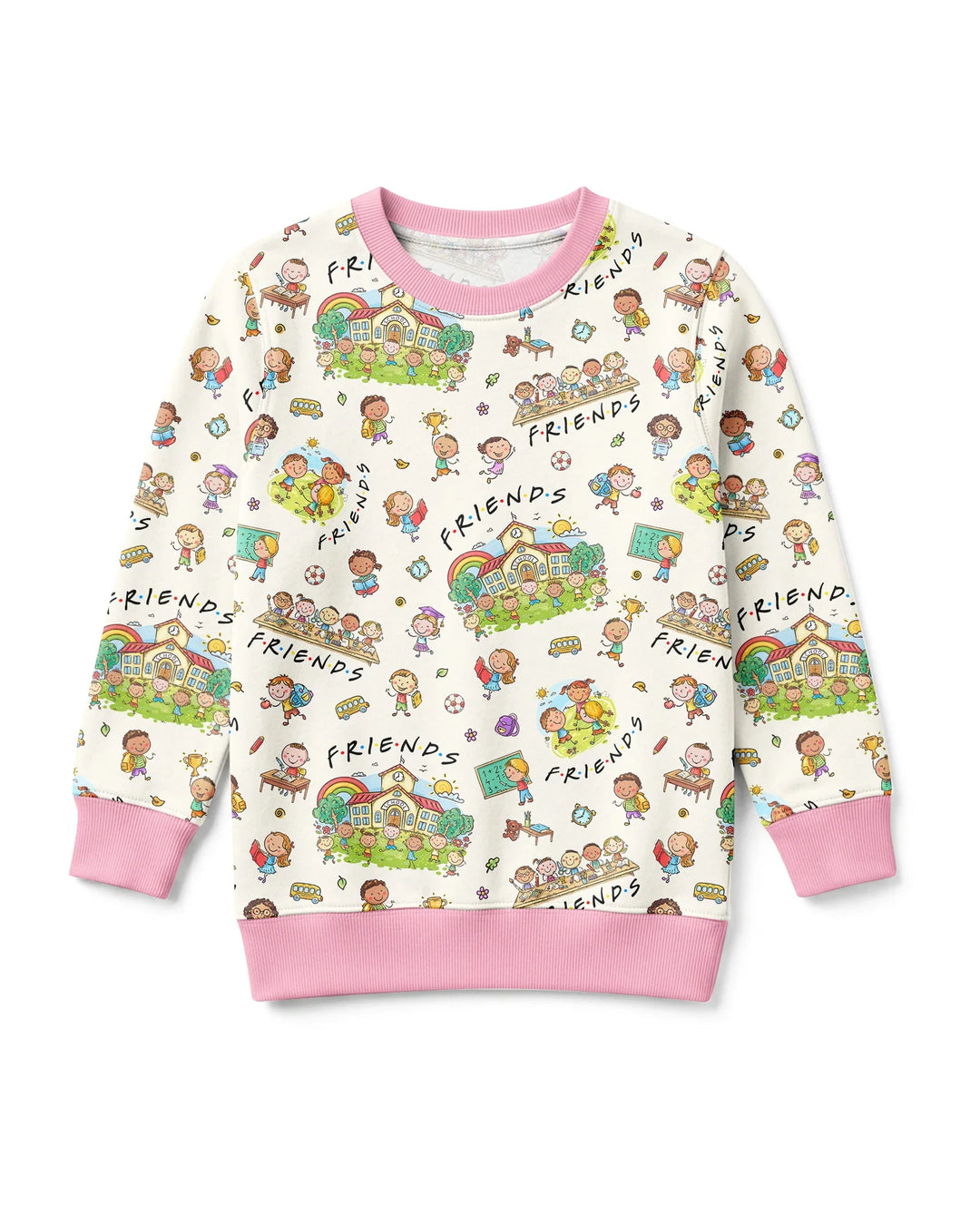Sweatshirt mit Rundhalsausschnitt aus Bambusfaser