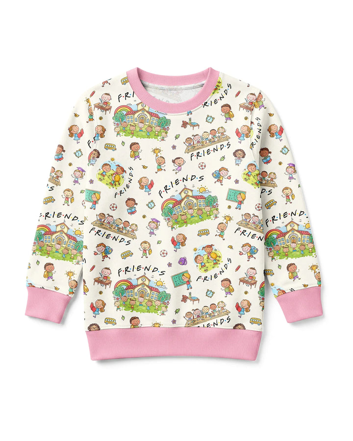 Sweatshirt mit Rundhalsausschnitt aus Bambusfaser