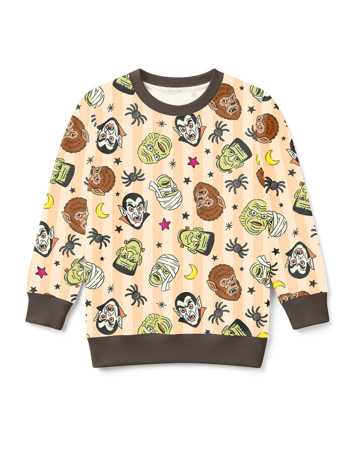 Sweatshirt mit Rundhalsausschnitt aus Bambusfaser