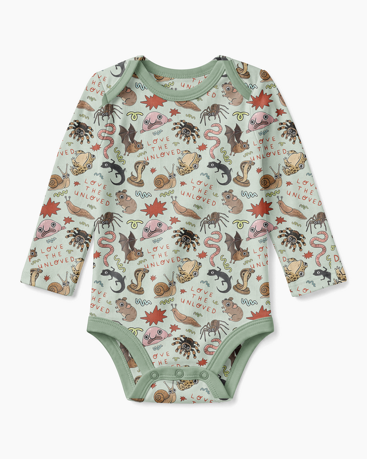 Gerippte Babykleidung mit individuellem Foto - Weich &amp; Skizzenhaft