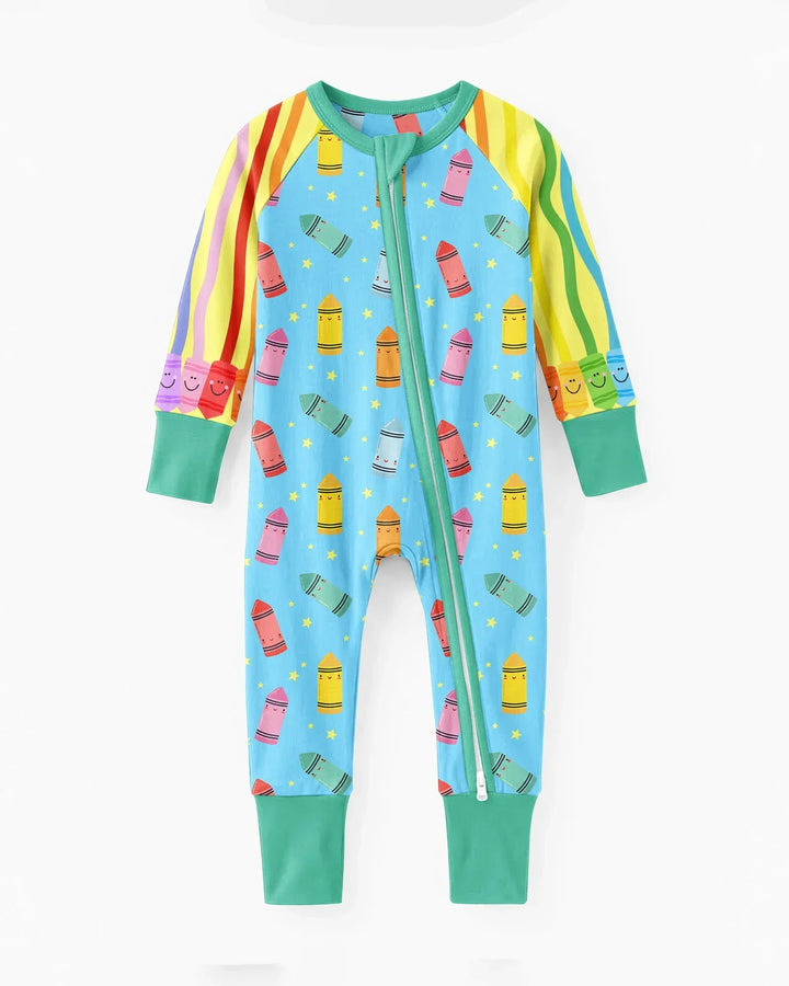 Happy Crayon Friends Bamboo Convertible Zippy