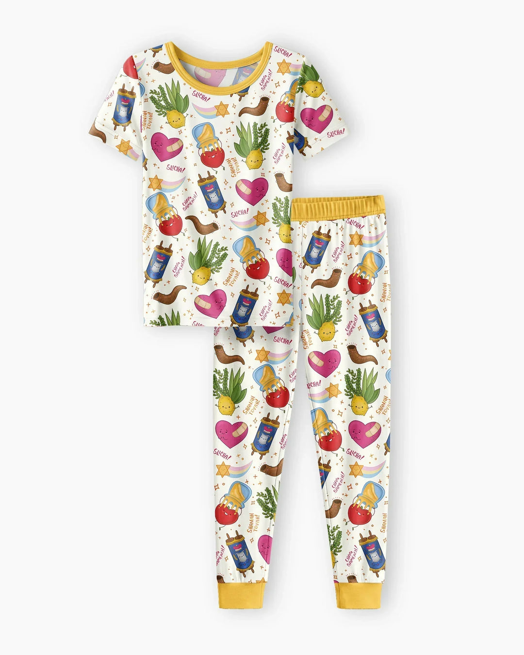 Zweiteiliges, kurzärmliges Pyjama-Set mit Marienkäfern