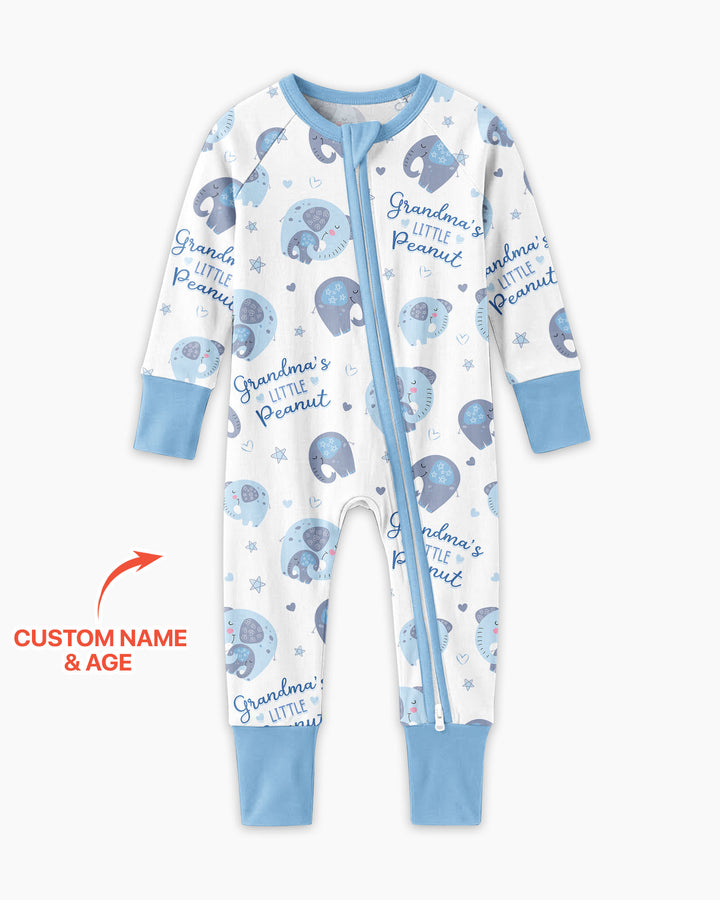 Little Peanut Baby Elephant Bamboo Convertible Zippy