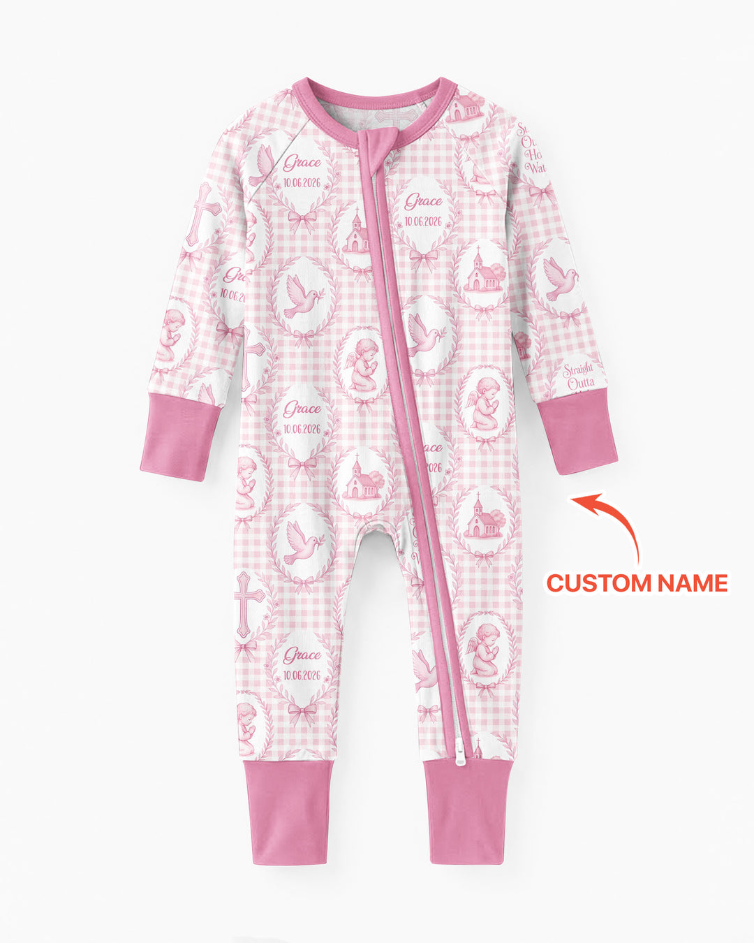 Gerippte Babykleidung mit individuellem Foto - Weich &amp; Skizzenhaft