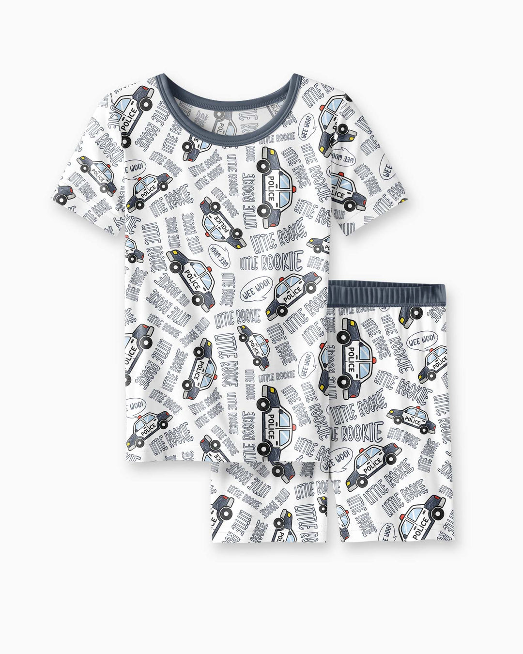 Little Rookie Bamboo Two Piece Short Sleeve Shorts Pajama Set