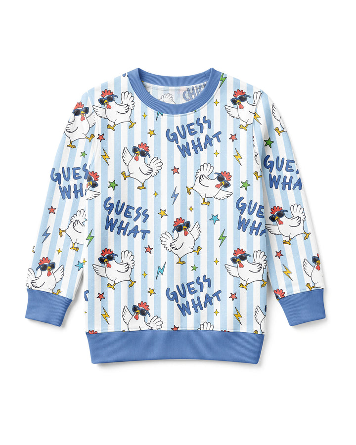 Guess What Chicken Butt! Bamboo Crewneck Sweatshirt