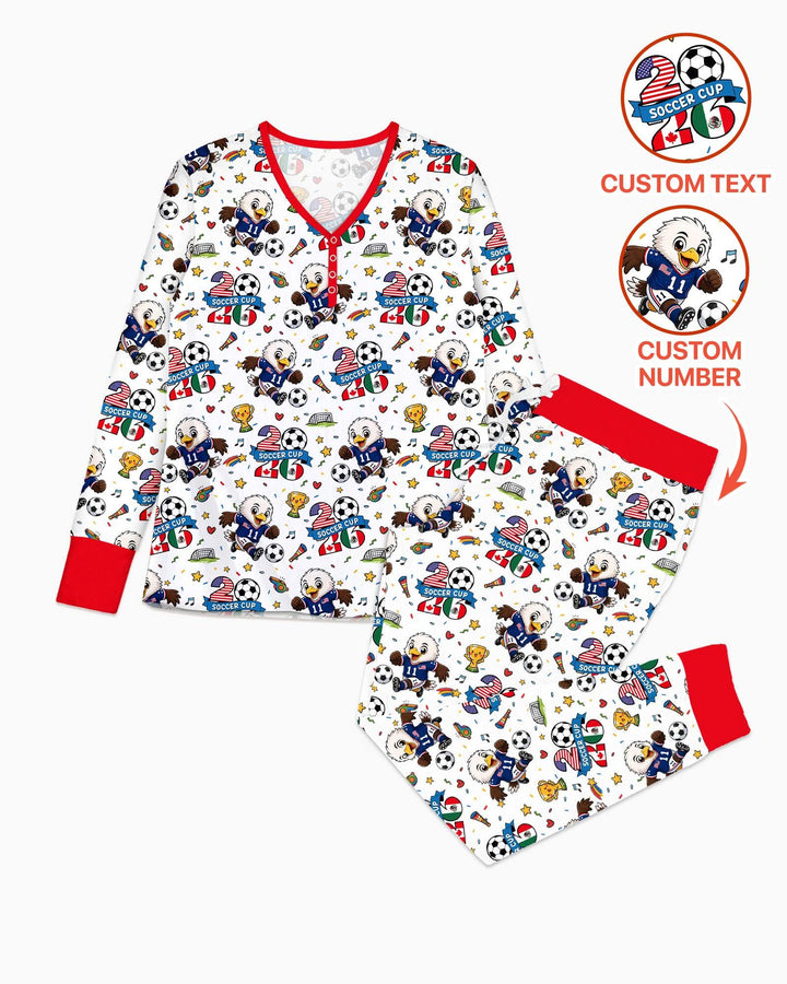 Vorlage Bambus Damen Pyjama Set