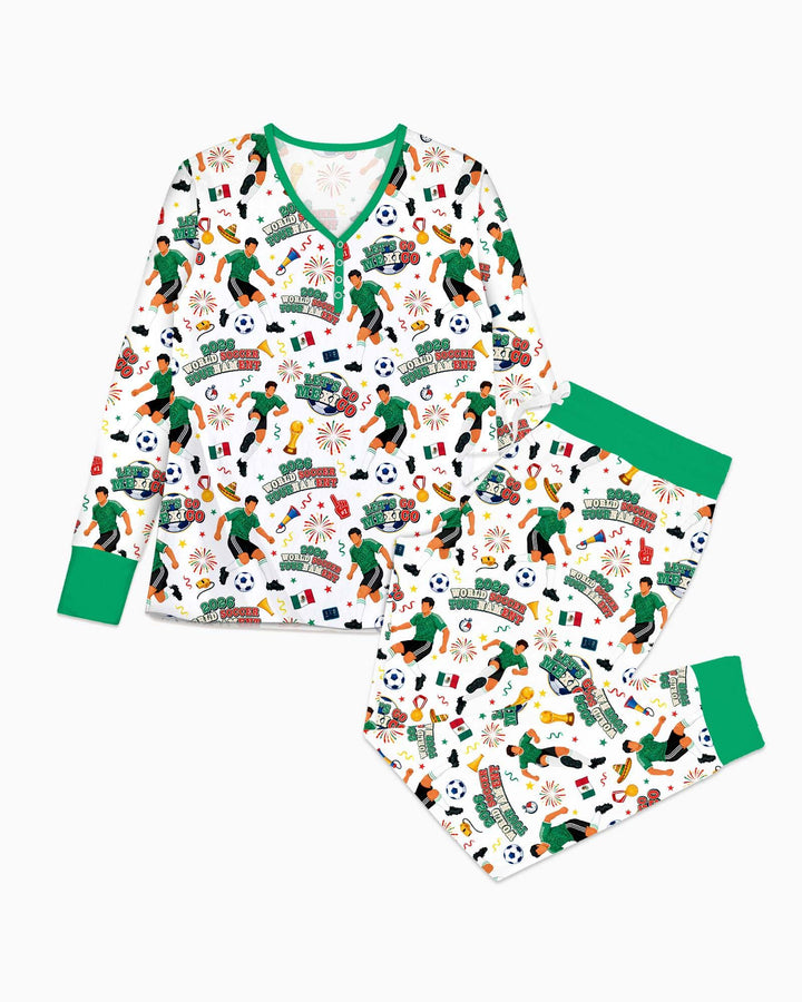 Vorlage Bambus Damen Pyjama Set