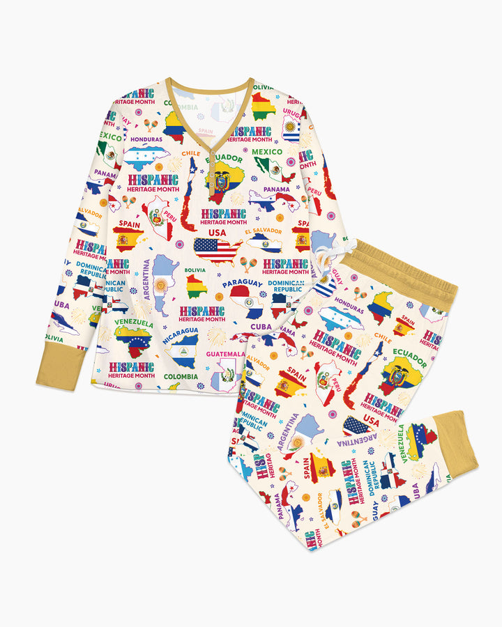 Vorlage Bambus Damen Pyjama Set