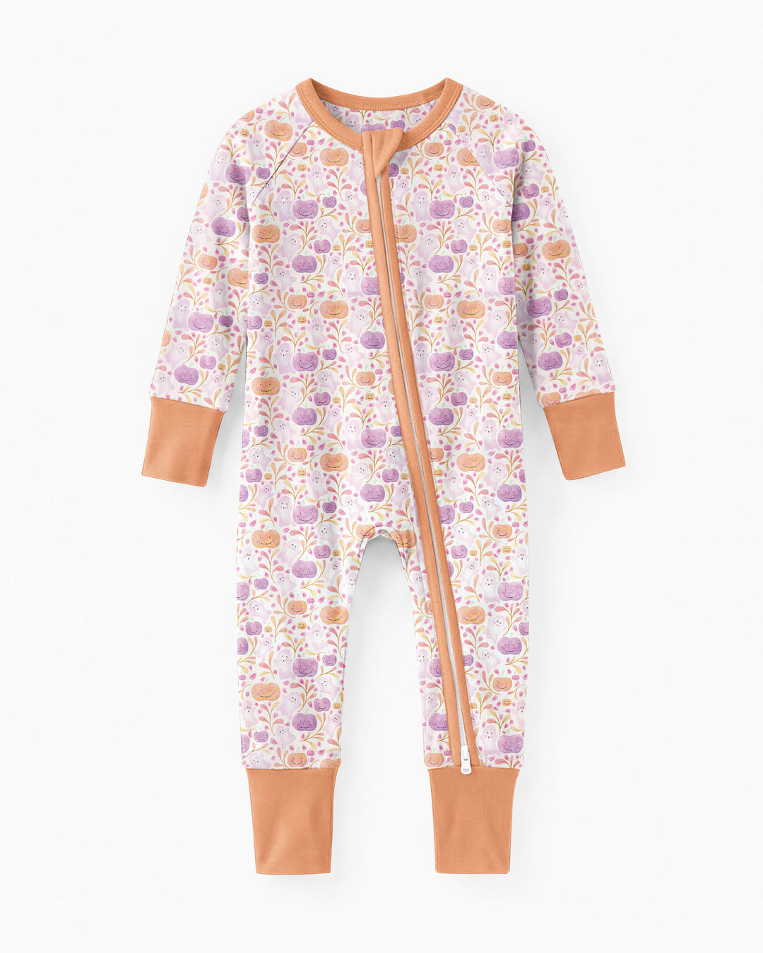 Pastel Pumpkins and Ghosts Bamboo Convertible Zippy