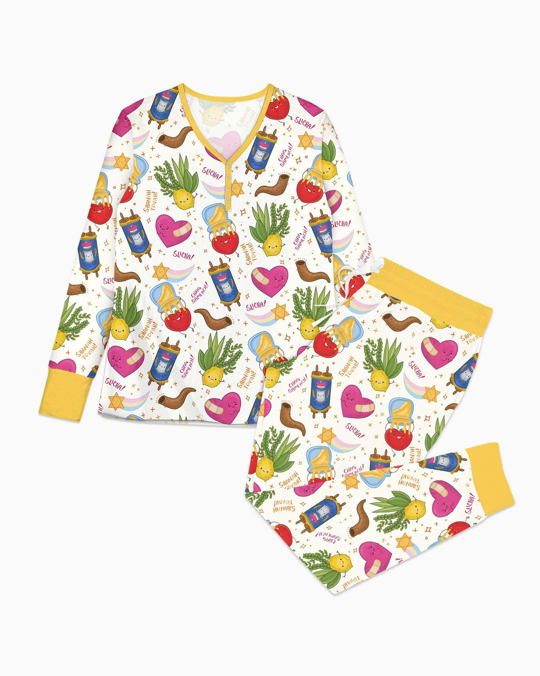 Vorlage Bambus Damen Pyjama Set