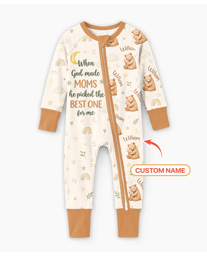 When God Made Moms Bamboo Convertible Zippy