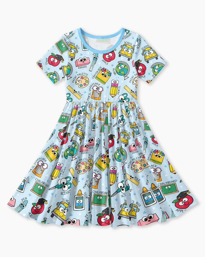 Happy School Pals Bamboo Twirl Dress