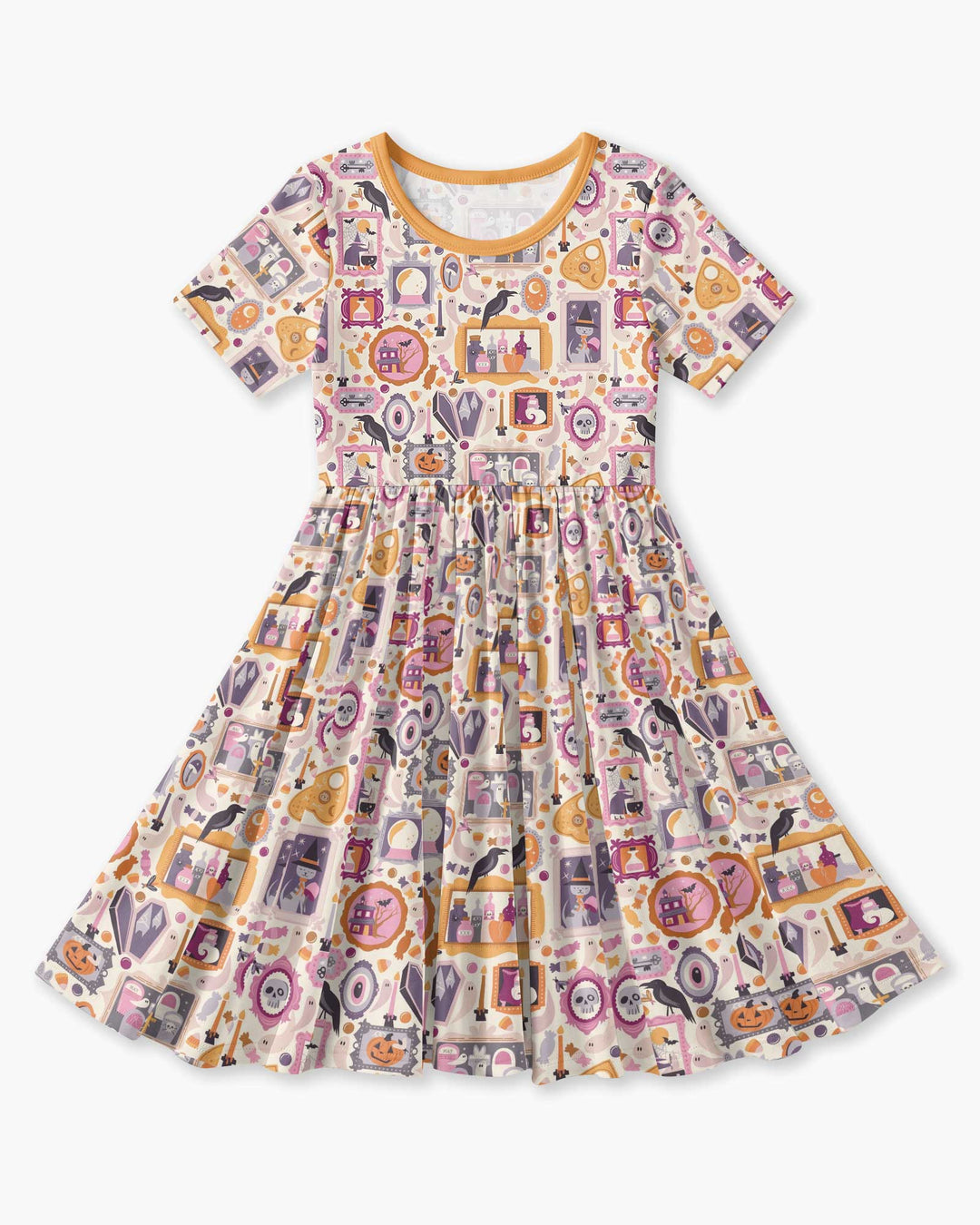 Spooky Portraits Bamboo Twirl Dress