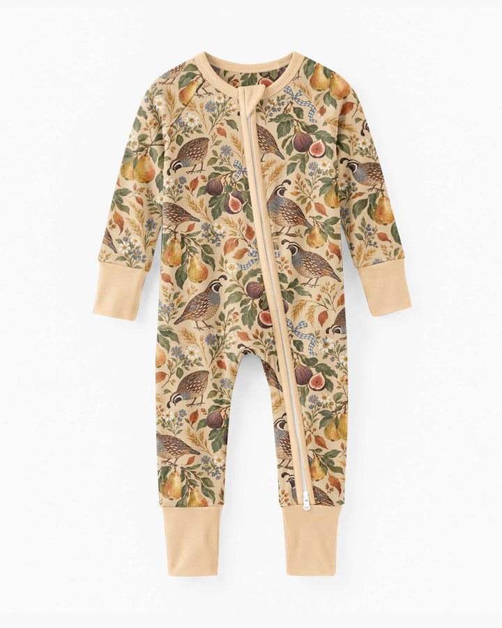 Quail & Pears Bamboo Convertible Zippy