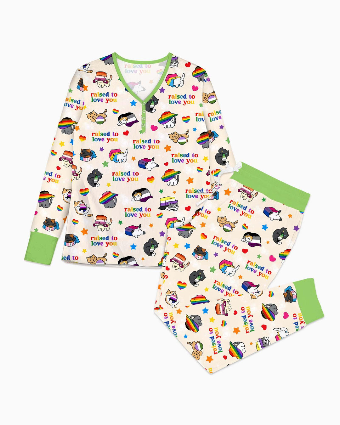 Vorlage Bambus Damen Pyjama Set