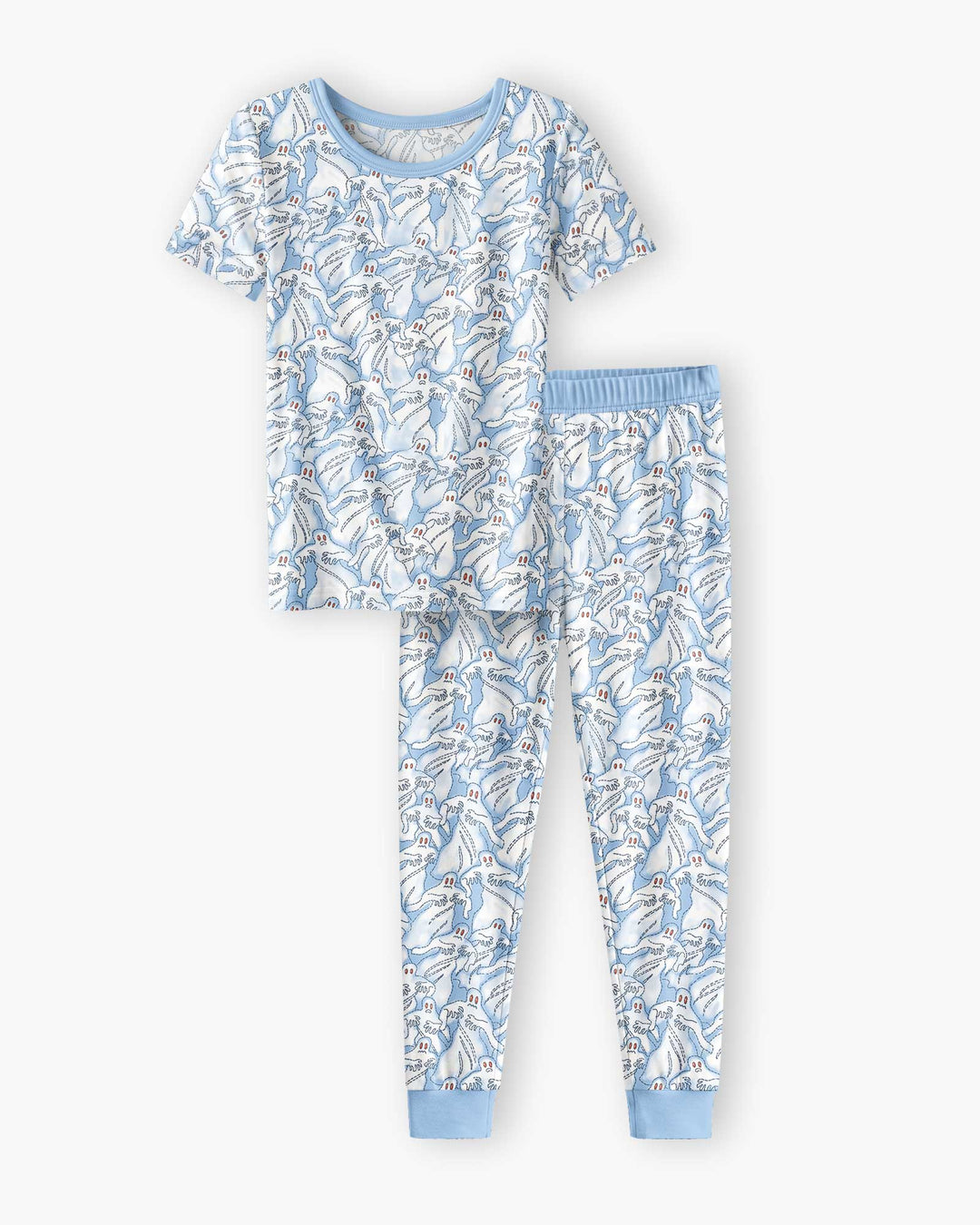 Ghostly Threads Bamboo Two Piece Short Sleeve Pajama Set