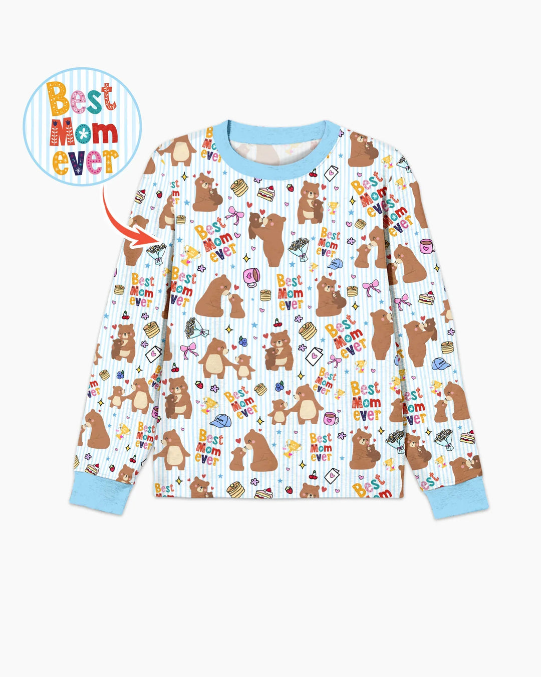 Best Mama Bear Ever Family Matching Bamboo Men's Pajama Set