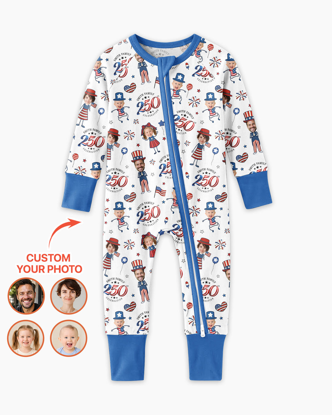 Gerippte Babykleidung mit individuellem Foto - Weich &amp; Skizzenhaft