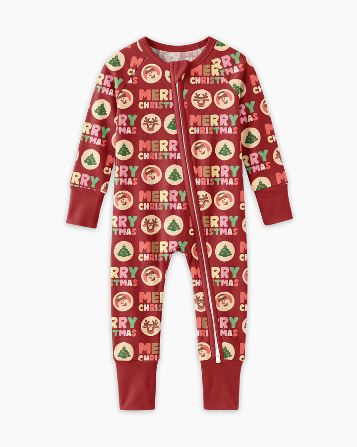 Merry Christmas Cookies Bamboo Convertible Zippy