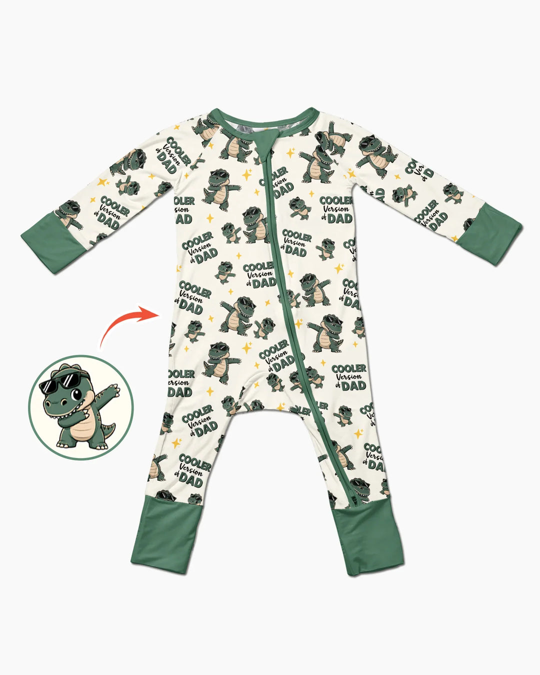 Gerippte Babykleidung mit individuellem Foto - Weich &amp; Skizzenhaft