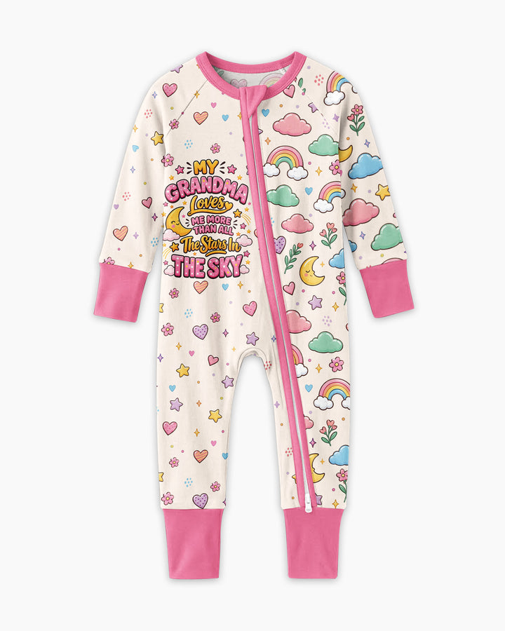 My Grandma Loves Me More Than All The Stars Bamboo Convertible Zippy