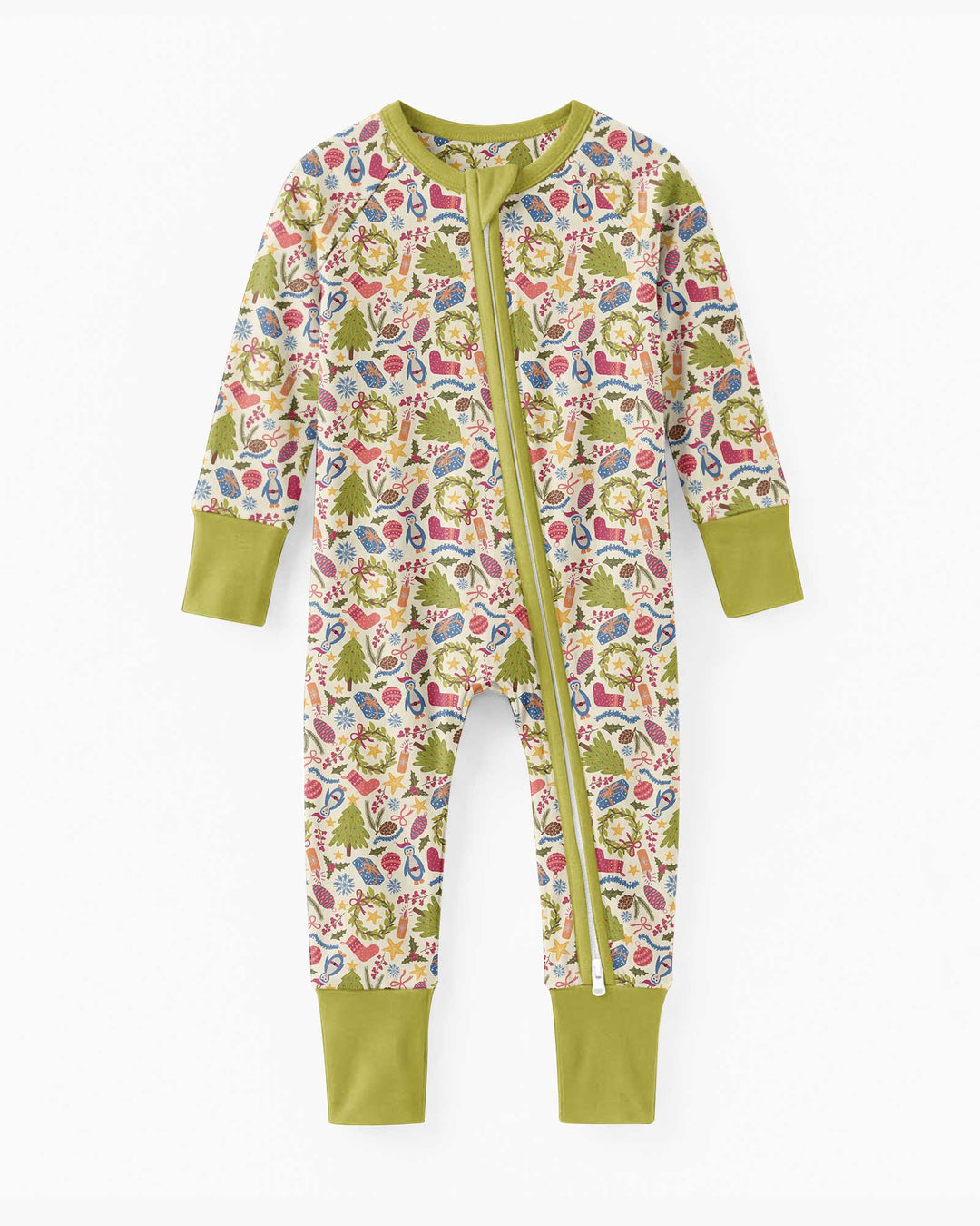 All Over Christmas Fun Bamboo Convertible Zippy