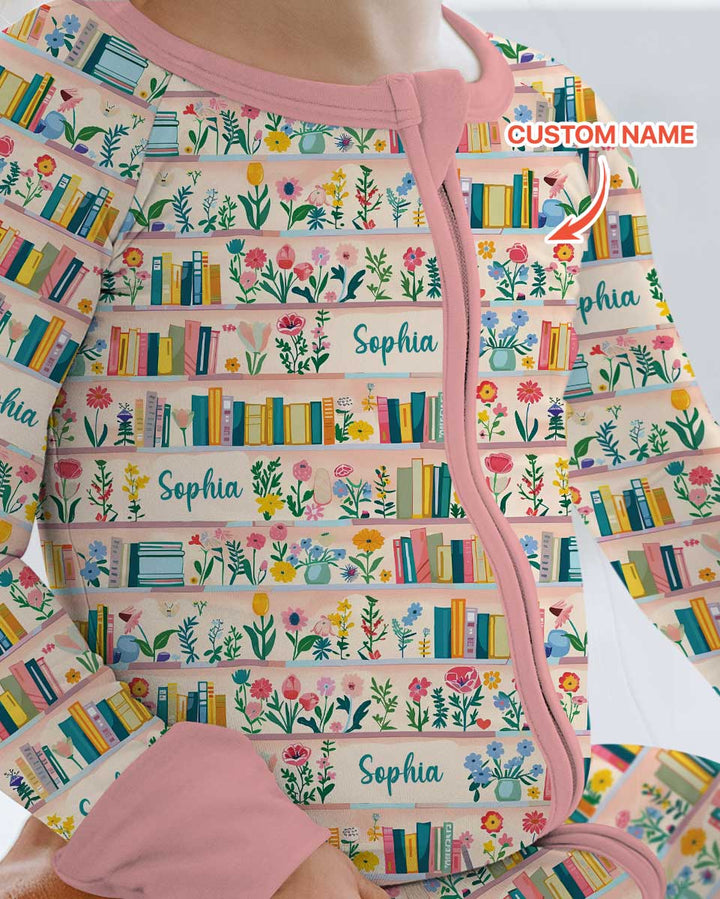 Personalized Book Lover Bamboo Convertible Zippy