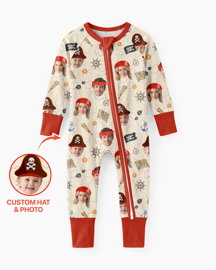 Gerippte Babykleidung mit individuellem Foto - Weich &amp; Skizzenhaft