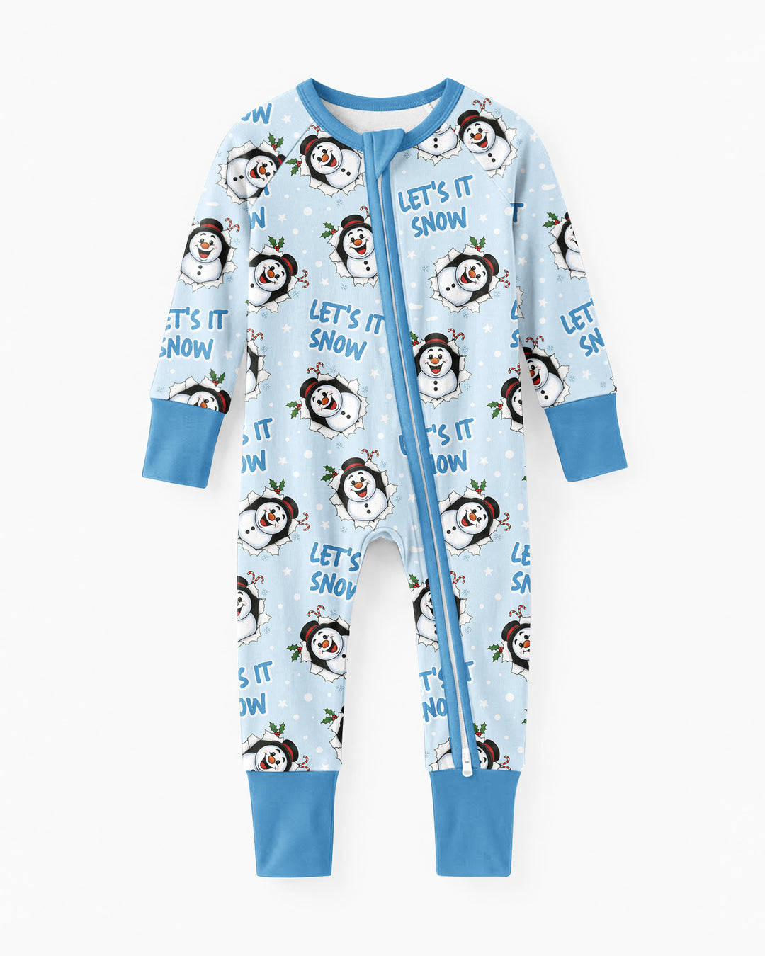 Funny Snowman Bamboo Convertible Zippy