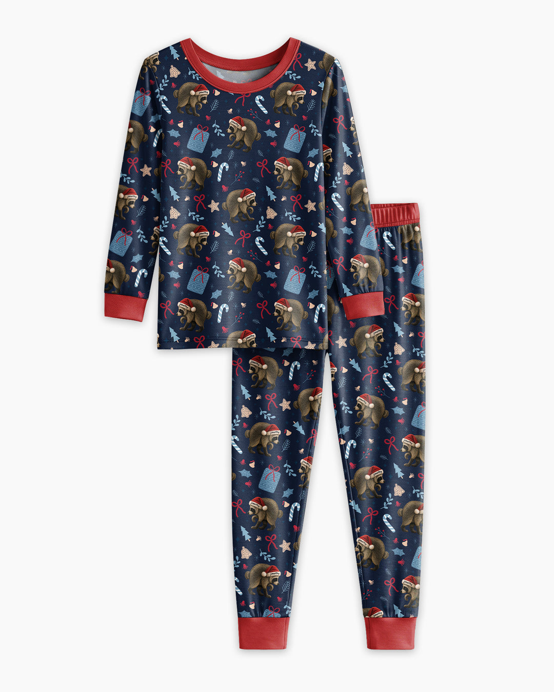 Be A Merry Jimothy Bamboo Two Piece Long Sleeve Pajama Set
