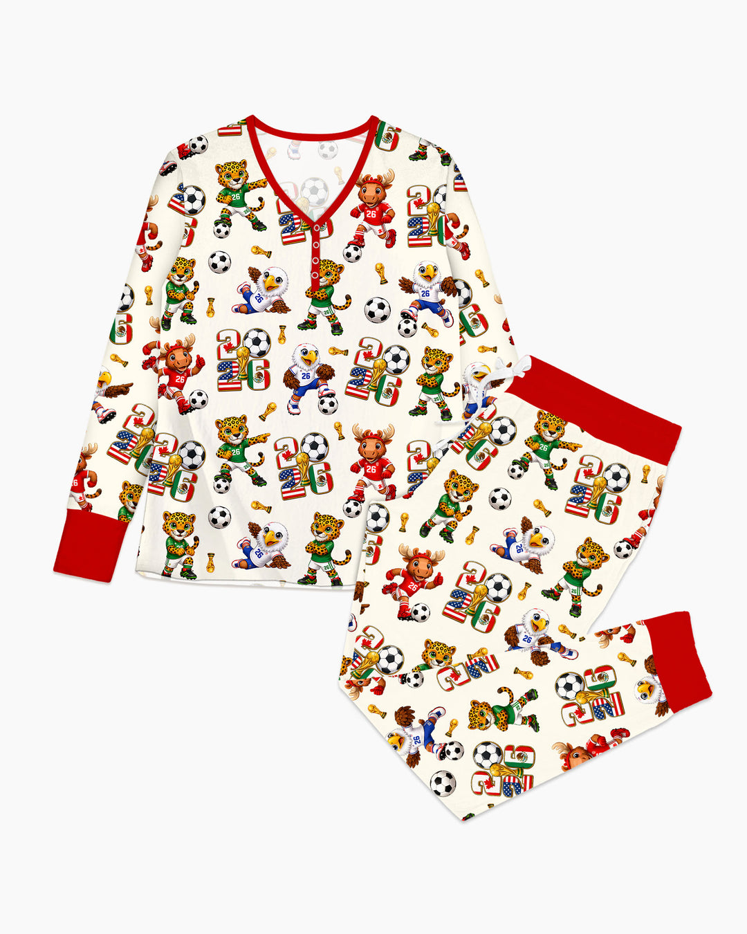 Vorlage Bambus Damen Pyjama Set