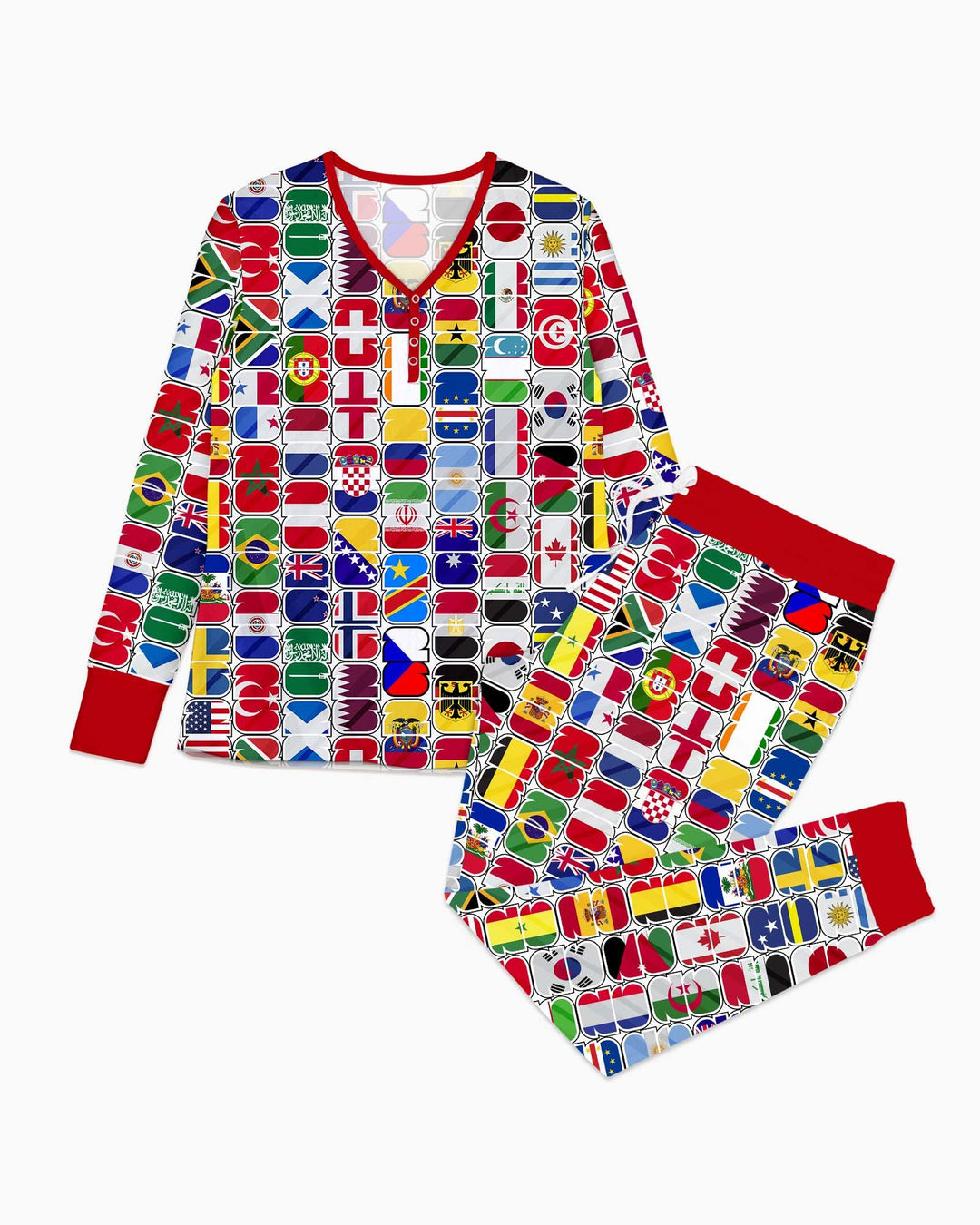Vorlage Bambus Damen Pyjama Set