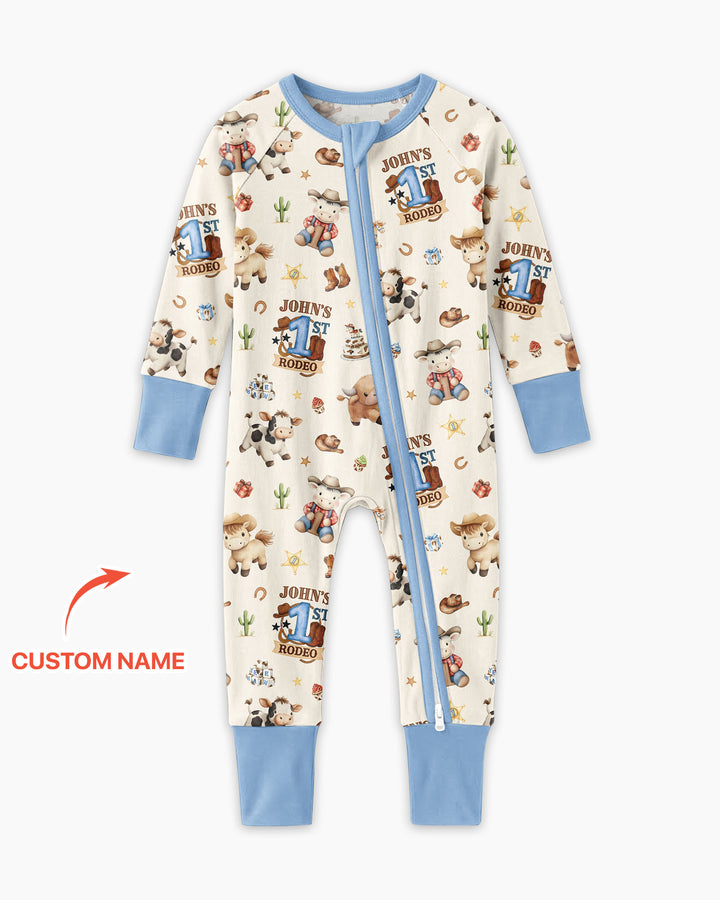 Gerippte Babykleidung mit individuellem Foto - Weich &amp; Skizzenhaft