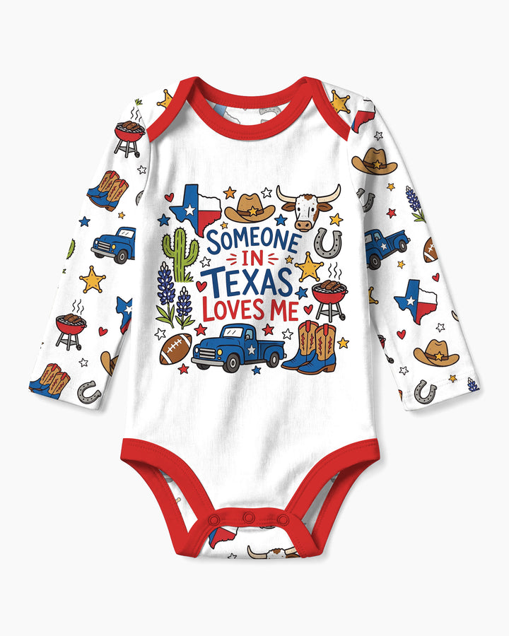 Someone in Texas Loves Me Bamboo Bodysuit