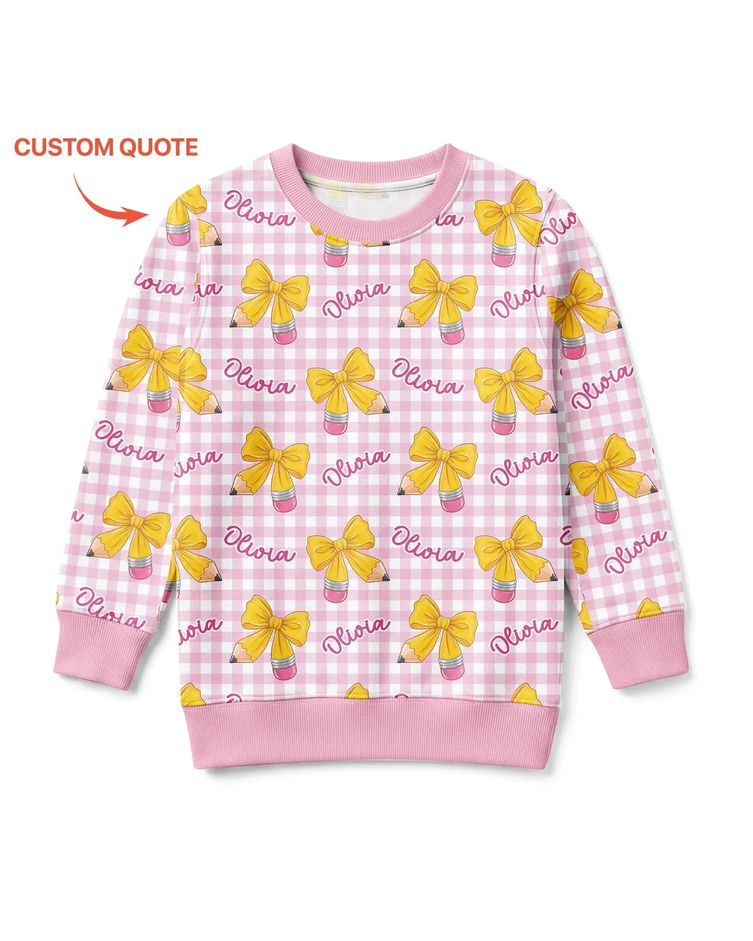 Custom Template Bambus-Rundhals-Sweatshirt
