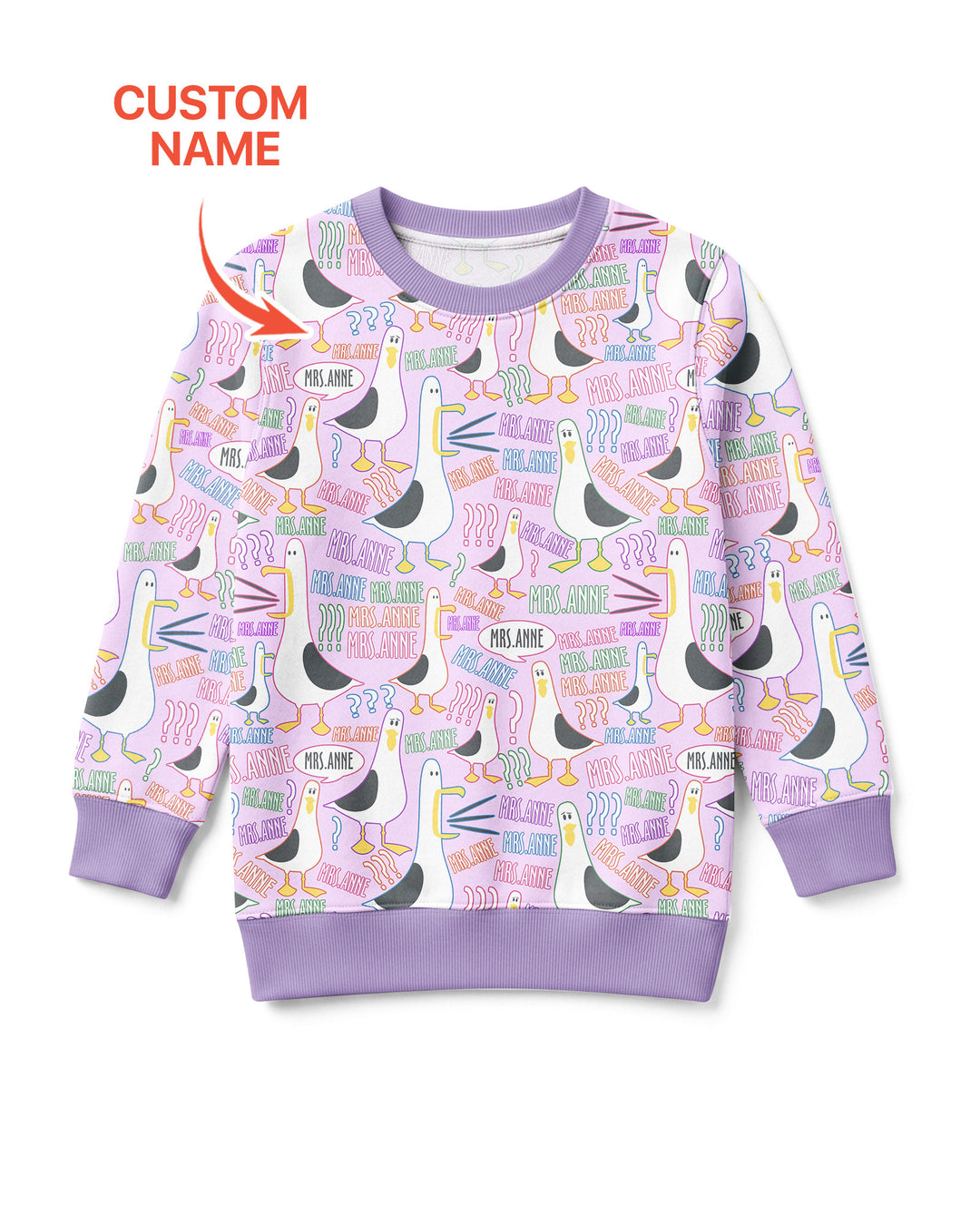 Custom Template Bambus-Rundhals-Sweatshirt