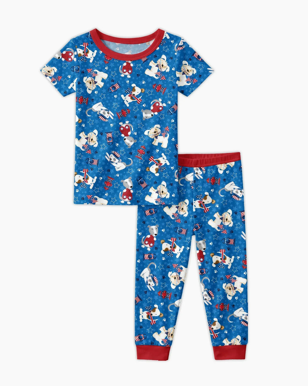 Zweiteiliges, kurzärmliges Pyjama-Set mit Marienkäfern